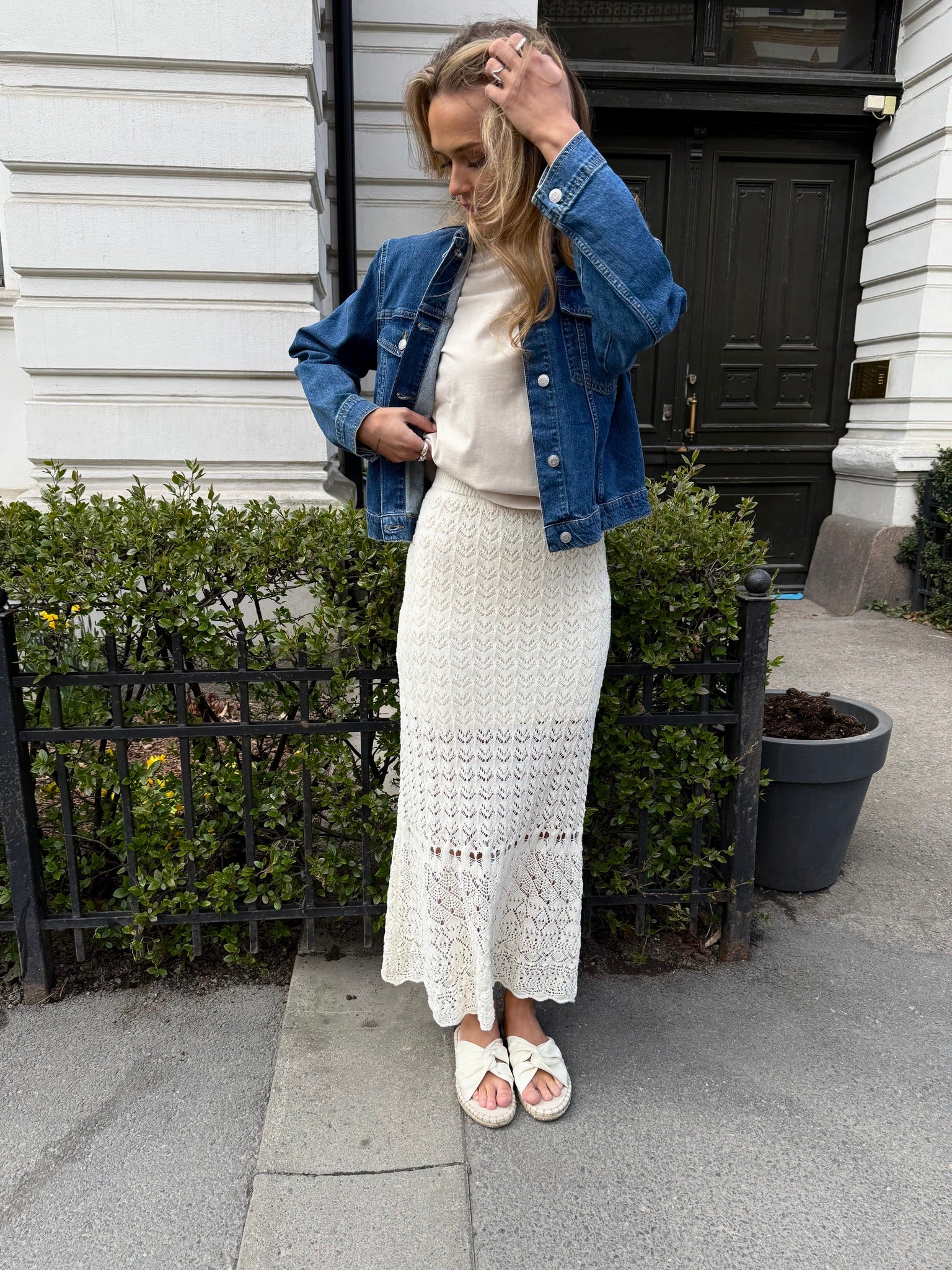 SLFCENA Denim Jacket - Medium Blue Denim